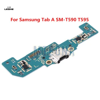 100% מקוריים יציאת USB מטען מחבר מזח מיקרופון טעינה להגמיש כבלים עבור Samsung Galaxy Tab לי SM-T590 T595 T597 תיקון חלקים