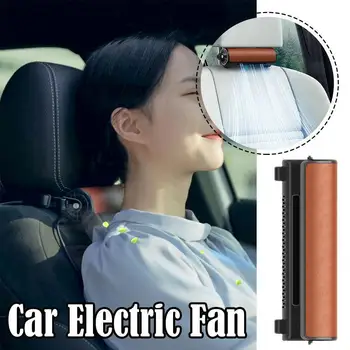 2023 הפנים החדש אחורי משענת הראש מאוורר USB ברכב מושב אוהד מושב הרכב אוורור מאוורר רכב קירור חשמל רכב משענת הראש מאוורר