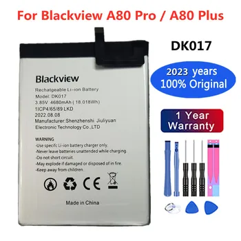 2023 שנה המקורי Blackview A80 DK017 4680mAh סוללה עבור Blackview A80 Pro / A80 פלוס נייד, טלפון חכם, החלפת סוללות