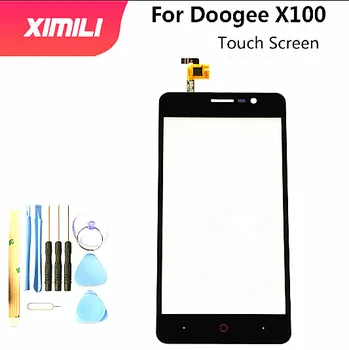 5.0 אינץ ' מקורי לdoogee X100 מסך מגע דיגיטלית פנל חזית זכוכית עדשה חיישן עבור Doogee x100 מסך מגע+כלים