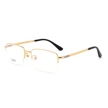 58mm גברים האולטרה טיטניום מסגרת משקפיים לקוצר ראיה קריאת מרשם משקפיים חצי רים משקפי שמש 99100