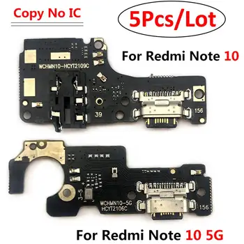 5Pcs，חדש טעינת USB נמל העגינה תקע המטען למחבר לוח להגמיש כבלים עבור Xiaomi Redmi 10 10 10 הערה 5G / הערה 10 Pro 10 11