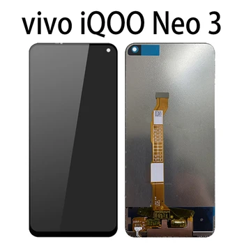 6.57 Inch 2340x1080 עבור vivo iQOO ניאו 3 Neo3 / IQOO Z1 / IQOO Z1x תצוגת LCD + Touch Screen Digiziter הרכבה עם כלים