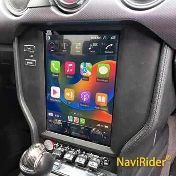 9.7 אינץ ' רדיו במכונית אנדרואיד 13 אוטומטי Carplay טסלה מסך סטריאו פורד מוסטנג 2015-2019 מולטימדיה נגן וידאו GPS יחידת הראש