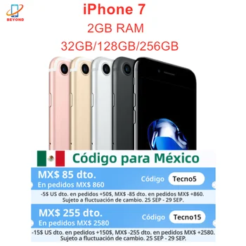 Apple iPhone 7 iPhone7 32/128/256GB ROM 2GB RAM IOS A10 היתוך Quad Core 4G-LTE, NFC טביעת האצבע המקורית סמארטפון