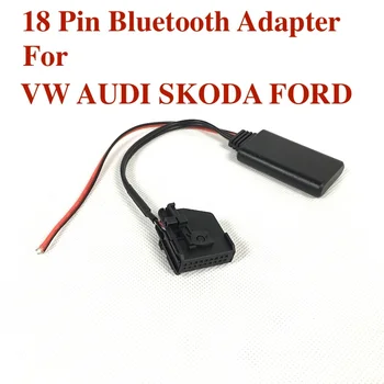 BODENLA 18 Pin אלחוטית מתאם Bluetooth המכונית תמיכה באודיו MP3 WMA מוו FLAC עבור פולקסווגן אאודי MFD2 RNS2 פורד, סקודה המושב