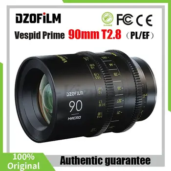 DZOFilm VESPID ראש 90mm T2.1 מאקרו Cine העדשה עבור PL או EF הר עבור צלם קולנוע עדשת המצלמה על סרט ירי