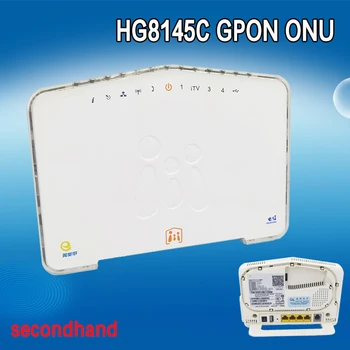 GPON ONU EPON HG8145C XPON ONT termianl עם 1GE+3FE+קול+wifi אנגלית תוכנה תואם hG8546M יד שנייה