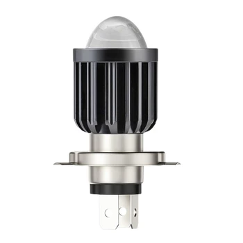 H4 LED זרקור קטן הנורה LED אופנוע שונה פנס משולב שני צבעים פנס אביזרים