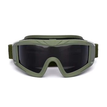 KKMOON Windproof צבא איירסופט טקטי משקפי מגן משקפיים ירי אופנוע Wargame משקפי מגן