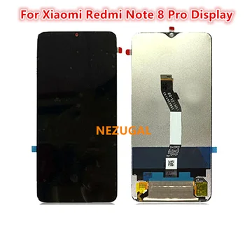 LCD Xiaomi Redmi הערה 8 Pro תצוגה מסך מגע דיגיטלית החלפת תצוגה Redmi הערה 8 Pro, מסך עם מסגרת 6.53