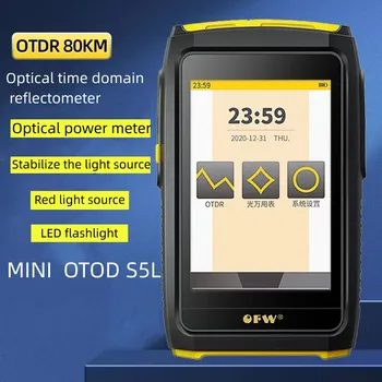 OTDR הסיבים הפעילים בזמן אמת מבחן 1550nm 20dB סיבים Reflectometer מסך מגע OPM VFL שמחלקת חקירת תקריות ירי IOLA אופטי זמן תחום Reflectometer