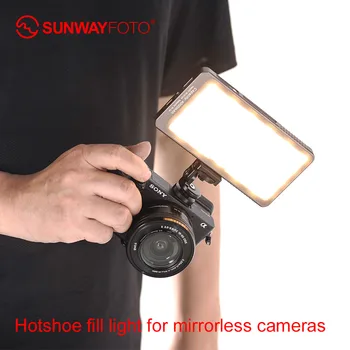 SUNWAYFOTO FL-70 RGB LED אור צבע RGB Selfie אור המצלמה סטודיו אור עבור Canon Nikon התאורה צילום וידאו ב-Youtube