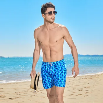 WJ628 ההדפסה החדש בן אדם בגדי ים לשחות מכנסיים קצרים בגד ים חוף לוח מכנסיים קצרים לשחות מכנסיים, בגדי ים Mens הריצה ספורט גלישת גלים קצרים.