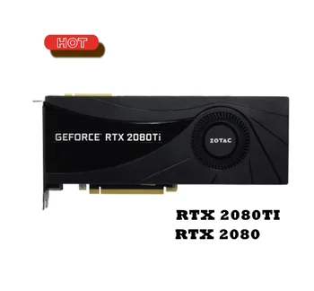 ZOTAC RTX 2080 Ti 11GB כרטיס גרפי GDDR6 352BIT משחקי וידאו כרטיס NVIDIA GeForce RTX2080 8GB 352BIT PCIE3.0 GPU מחשב כרייה