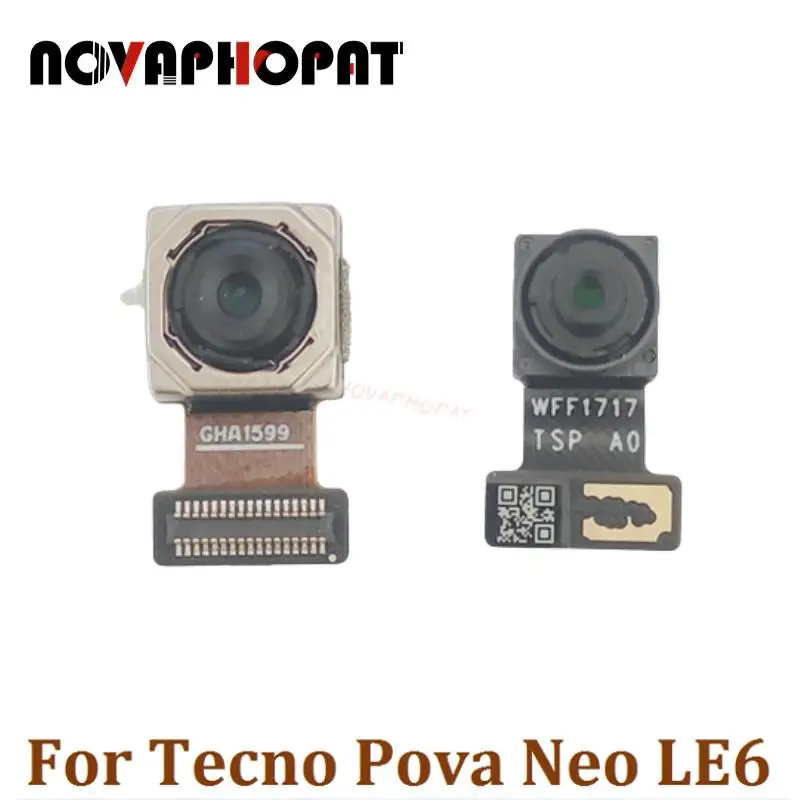 Novaphopat קדמי קטן גדול האחורי של המצלמה הראשית מודול להגמיש כבלים עבור Tecno Pova ניאו LE6  . ' - ' . 0