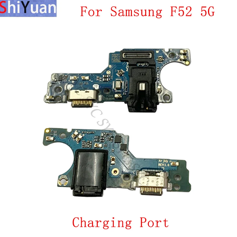 USB המקורי נמל הטעינה מחבר לוח להגמיש כבלים עבור Samsung F52 5G E5260 מחבר טעינה מודול החלפת חלקים . ' - ' . 0