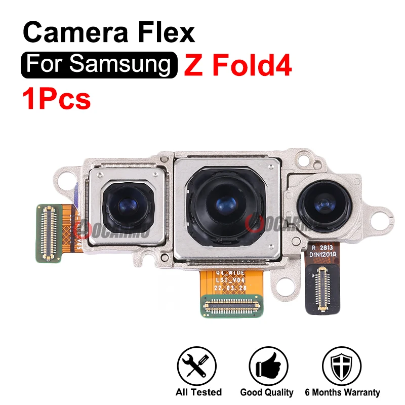 עבור Samsung Galaxy Z Fold4 קיפול 4 האחורי הראשי וחזרה אולטרה רחב טלפון המצלמה להגמיש כבלים החלפת חלק . ' - ' . 0