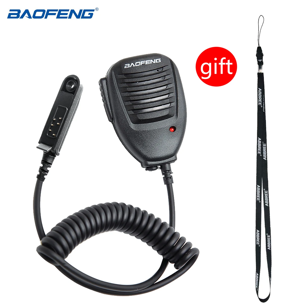 מקורי Baofeng עמיד במים רמקול מיקרופון עבור BaoFeng UV-9R בנוסף UV-XR BF-9700 A-58 GT-3WP עמיד למים מכשיר קשר רדיו . ' - ' . 0