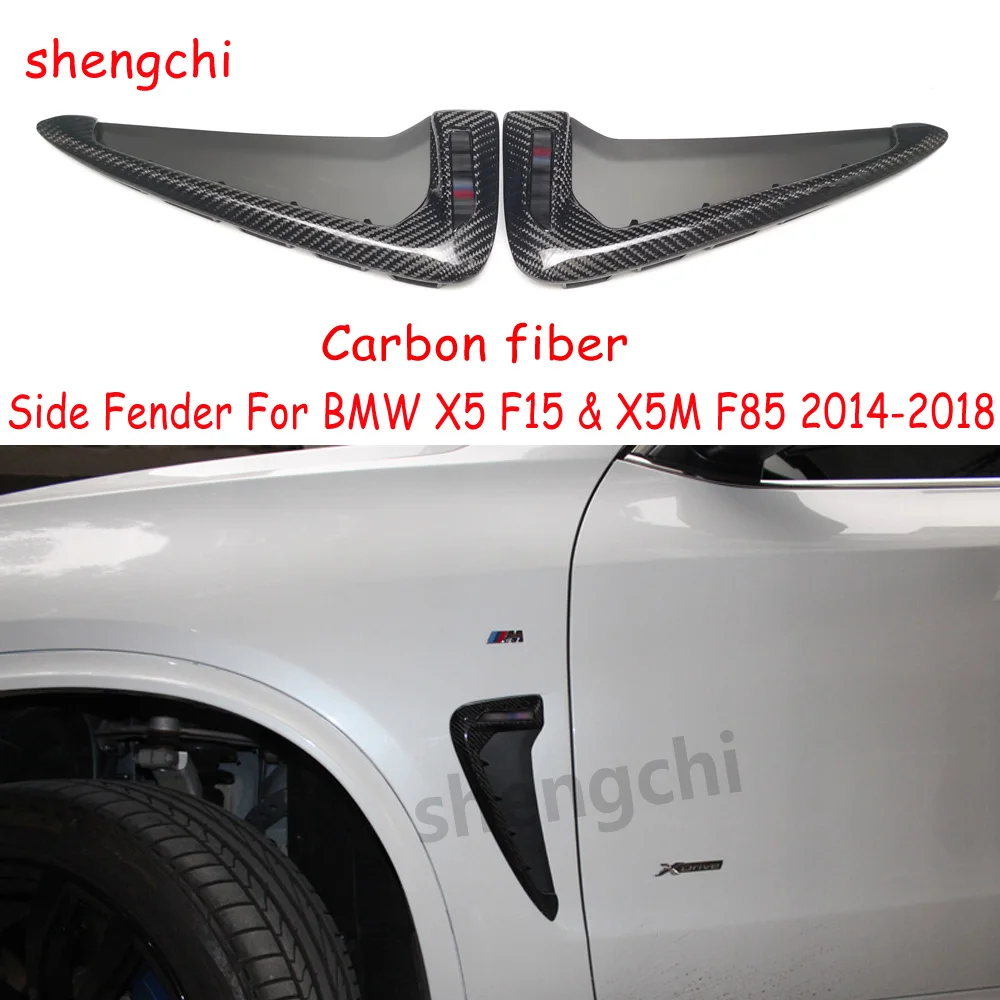 F15 אמיתי סיבי פחמן בצד הפגוש עבור ב. מ. וו X5 F15 X5M F85 המכונית בצד הפגוש פתח מדבקה אביזרי רכב xDrive35i 2014-2018 . ' - ' . 0
