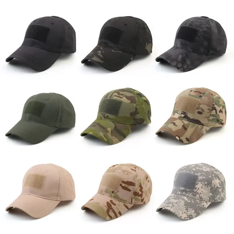 טקטי צבא שווי חיצוני ספורט צבאי כובע כובע הסוואה פשטות צבא הסוואה ציד, מחנאות וטיולים דיג כובעים לגברים . ' - ' . 0