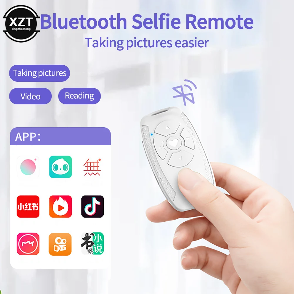 אוניברסלי לטלפון נייד Selfie תריס המצלמה ב-Bluetooth תואם שליטה מרחוק כפתור אך-in סוללה נטענת בקר . ' - ' . 0