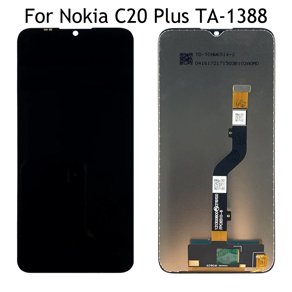 3/5/10PCS המקורי עבור Nokia C20 פלוס תצוגת LCD עם מסך מגע דיגיטלית הרכבה עבור נוקיה ת 