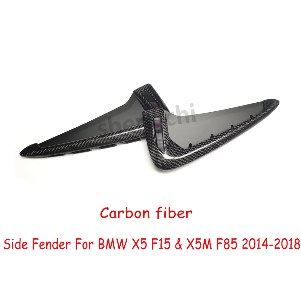 F15 אמיתי סיבי פחמן בצד הפגוש עבור ב. מ. וו X5 F15 X5M F85 המכונית בצד הפגוש פתח מדבקה אביזרי רכב xDrive35i 2014-2018 . ' - ' . 1
