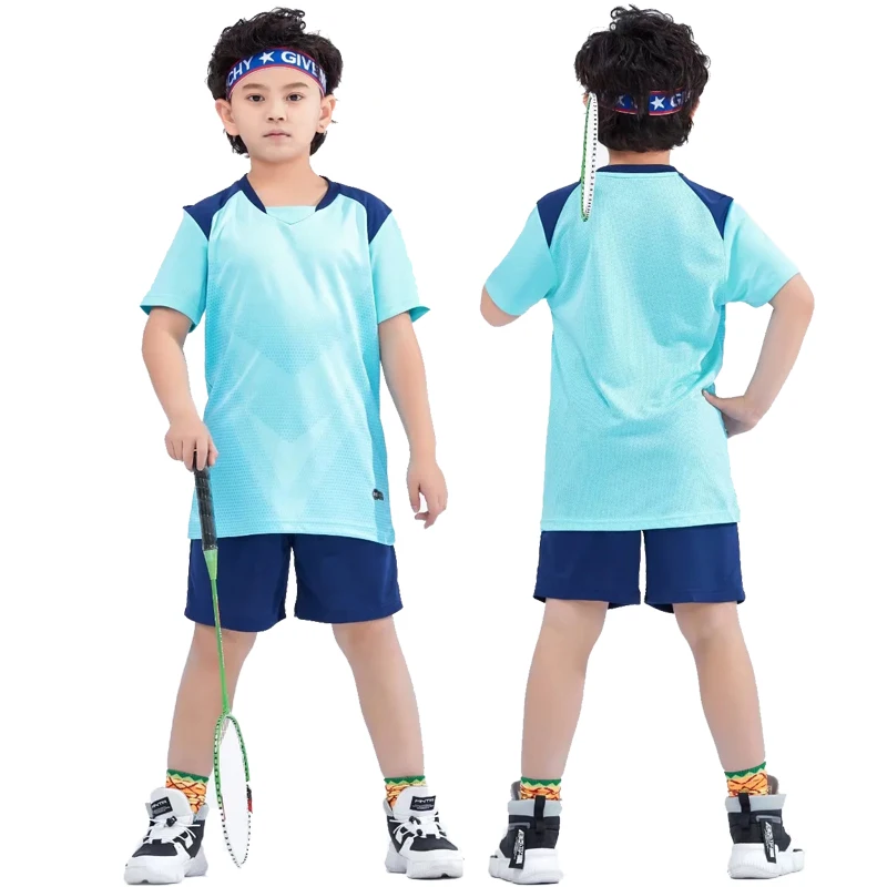 ילדים כדורגל ג ' רזי קובע ילדים בנים ובנות כדורגל ערכות מדים 2021 חדש Futbol אימון חולצות החליפה ספורטוויר DIY מותאם אישית . ' - ' . 1