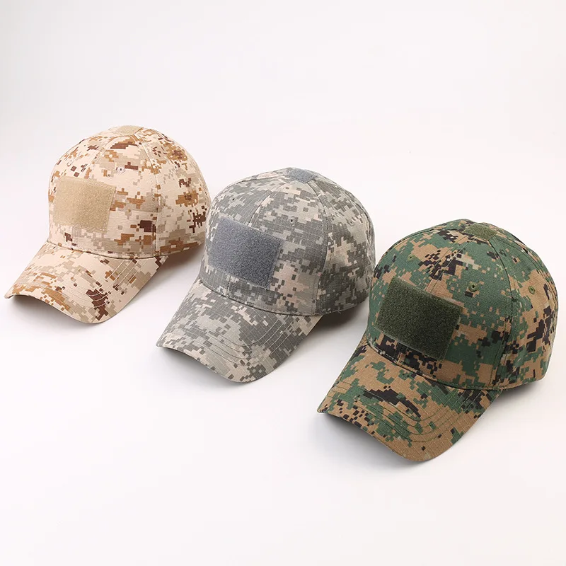 טקטי צבא שווי חיצוני ספורט צבאי כובע כובע הסוואה פשטות צבא הסוואה ציד, מחנאות וטיולים דיג כובעים לגברים . ' - ' . 1