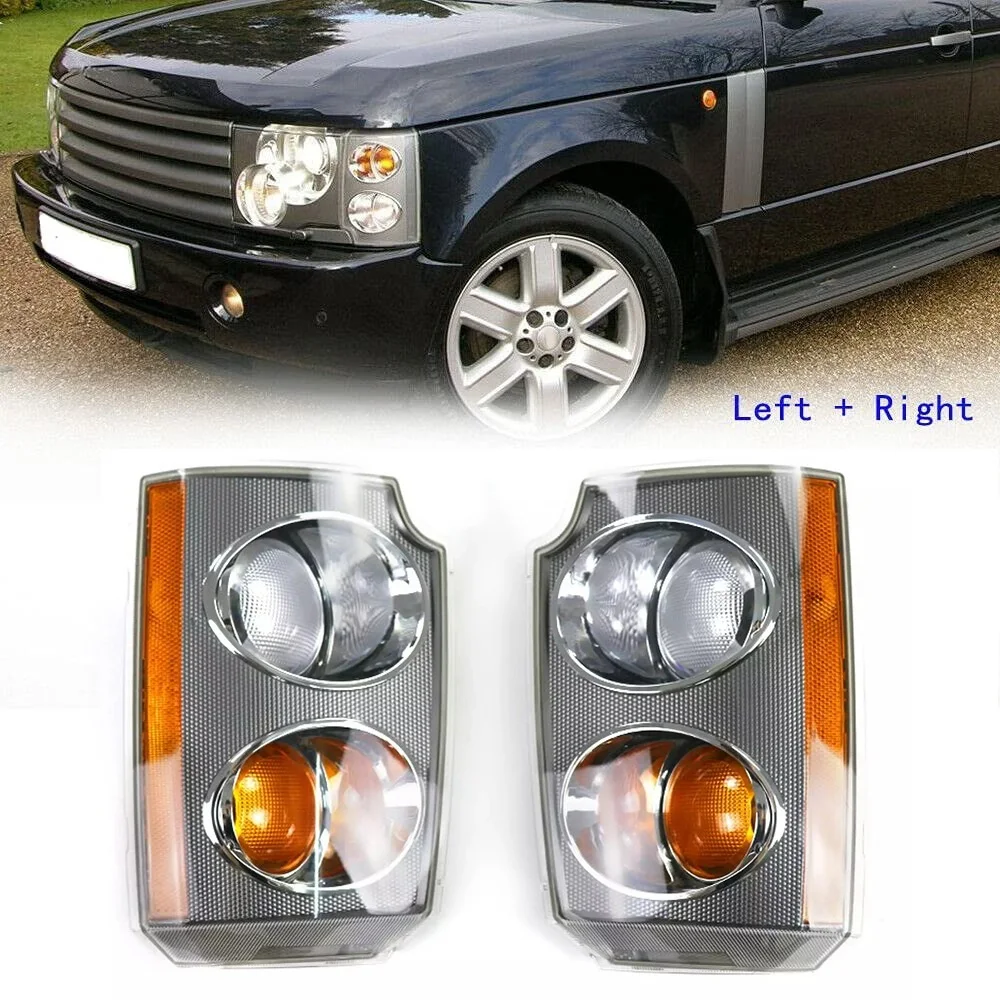 2Pcs לטווח L322 2003 2004 2005 המכונית הקדמי מחוון חניה איתות צד מנורה לכסות יורו סגנון . ' - ' . 2