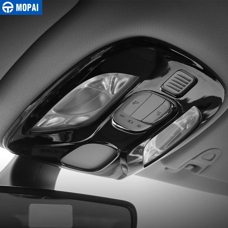MOPAI שרירי הפנים המכונית קריאה לאור מנורה קישוט לקצץ כיסוי מדבקות עבור ג ' יפ מצפן 2017 רכב אביזרי סטיילינג . ' - ' . 2