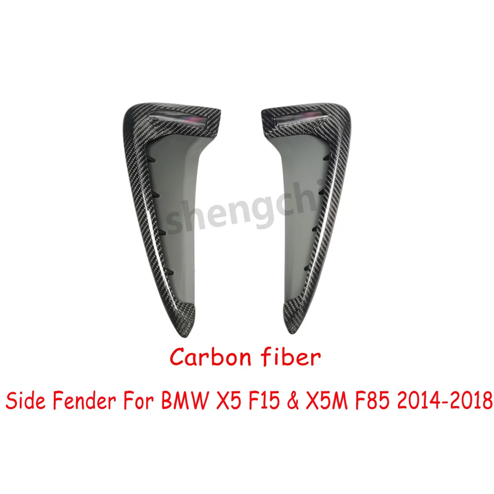 F15 אמיתי סיבי פחמן בצד הפגוש עבור ב. מ. וו X5 F15 X5M F85 המכונית בצד הפגוש פתח מדבקה אביזרי רכב xDrive35i 2014-2018 . ' - ' . 2