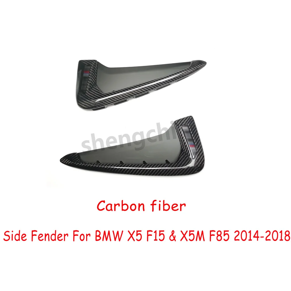 F15 אמיתי סיבי פחמן בצד הפגוש עבור ב. מ. וו X5 F15 X5M F85 המכונית בצד הפגוש פתח מדבקה אביזרי רכב xDrive35i 2014-2018 . ' - ' . 3