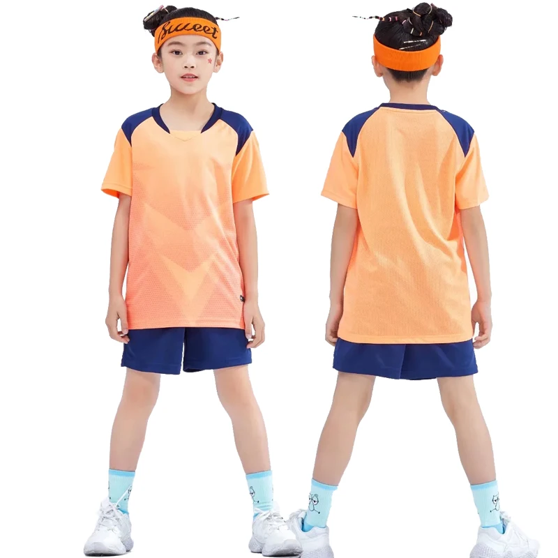 ילדים כדורגל ג ' רזי קובע ילדים בנים ובנות כדורגל ערכות מדים 2021 חדש Futbol אימון חולצות החליפה ספורטוויר DIY מותאם אישית . ' - ' . 3