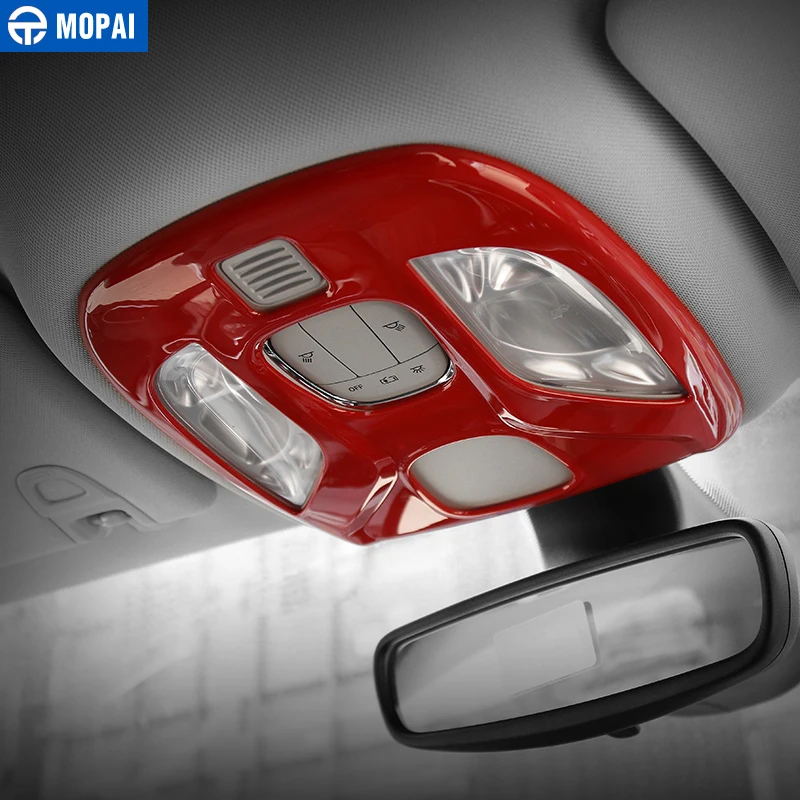 MOPAI שרירי הפנים המכונית קריאה לאור מנורה קישוט לקצץ כיסוי מדבקות עבור ג ' יפ מצפן 2017 רכב אביזרי סטיילינג . ' - ' . 4