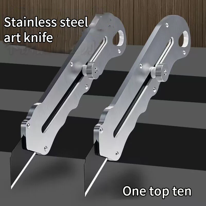 כבד חיתוך 18mm אל חלד עמיד חובה כל-חלד סכין יפני סכין כיתה טפט נייר תעשייתי סכין פלדה, . ' - ' . 4