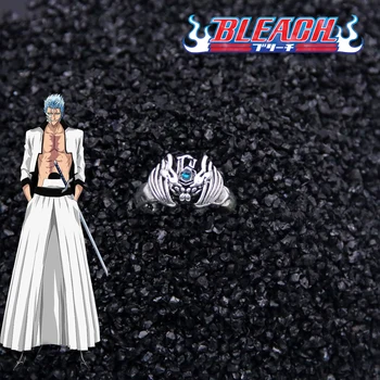 אנימה אקונומיקה Grimmjow Jeagerjaques Cosplay Kurosaki Ichigo הטבעת יוניסקס מתכווננת פתיחה טבעות תכשיטים אביזרים אביזרים מתנות