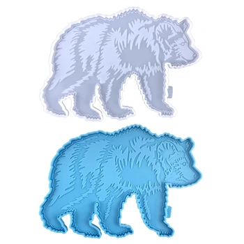 גדול דוב בצורת שרף תבניות ליל כל הקדושים קישוטים בחצר דוב תבניות סיליקון