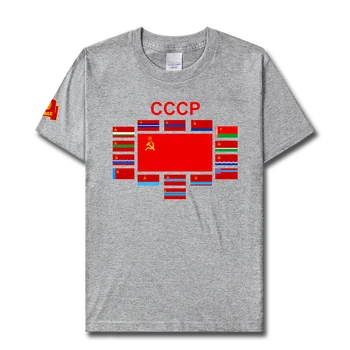 המועצות לשעבר המועצות חברתית הקומוניסטית רפובליקות CCCP mens חולצה אופנת רחוב tees צמרות בגדים בגדי הקיץ