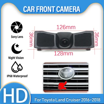 המכונית מול נוף חניה Full HD ראיית לילה חיובי עמיד למים לוגו המצלמה עבור טויוטה לנד קרוזר 2016 2017 2018 רחבה.