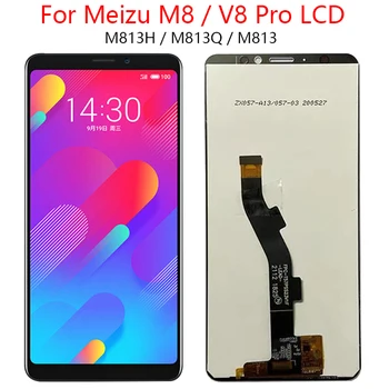 המקורי עבור Meizu M8 M813H M1813 תצוגת LCD מסך 4GB 64GB מסגרת לוח מגע דיגיטלית עבור Meizu V8 Pro M813Q LCD