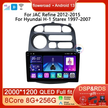 הרדיו ברכב נגן מולטימדיה עבור ג ' ק לחדד 2012-2015 עבור יונדאי H-1 Starex 1997-2007 אנדרואיד ניווט GPS Apple Carplay 2 din