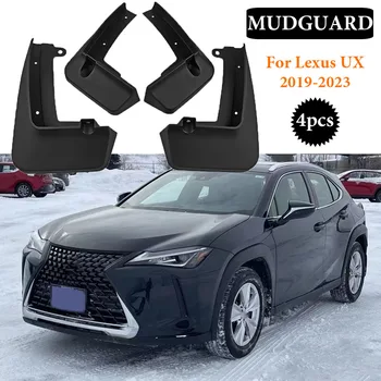 השדרוג החדש אביזרי רכב בוץ על לקסוס UX UX200 UX250h 2019-2023 השומרים הפתיחה פנדר מאדפלפס הקדמי האחורי Mudguards