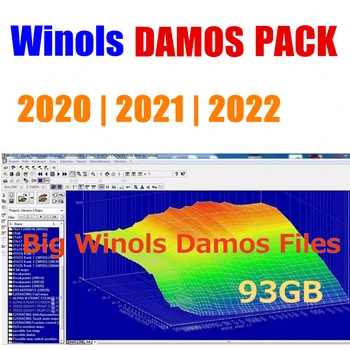 חדש WINOLS DAMOS גדול PACK (חדש) 2020-2021-2022 | Chip Tuning שמחלקת חקירת תקריות ירי + Mappacks - סה 
