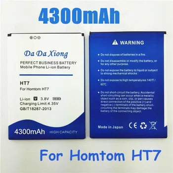 חדש באיכות גבוהה 4300mAh Homtom HT7 סוללה עבור PRO