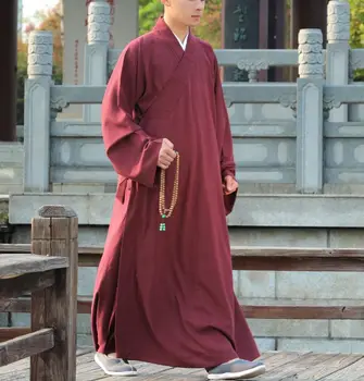 יוניסקס 7color הקיץ באיכות גבוהה קרח משי נזיר שאולין קונג פו חליפות זן להניח בגדים בודהה שמלת מדיטציה חלוק ירוק/אדום