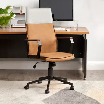 מודרני פשוט בד המשרד כיסא משרדי מסתובב נוח בישיבה כיסא המחשב בבית בסלון יחיד להרים את המשחק הכיסא