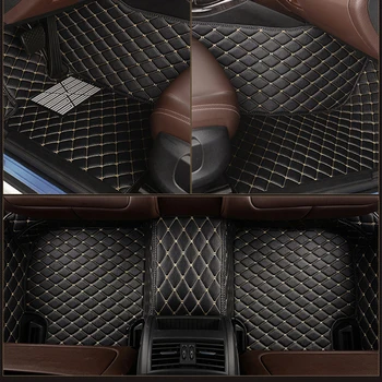 מכונית אישית שטיח הרצפה על ג ' יפ רנגלר 4 דלתות 2018-2022 שנה אביזרי רכב פרטים בפנים השטיח