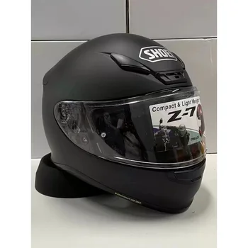 מלאות פנים קסדת אופנוע Z7 RF 1200 שחור מאט קסדת רוכב מוטוקרוס מירוץ Motobike קסדה-מאט שחור/לבן